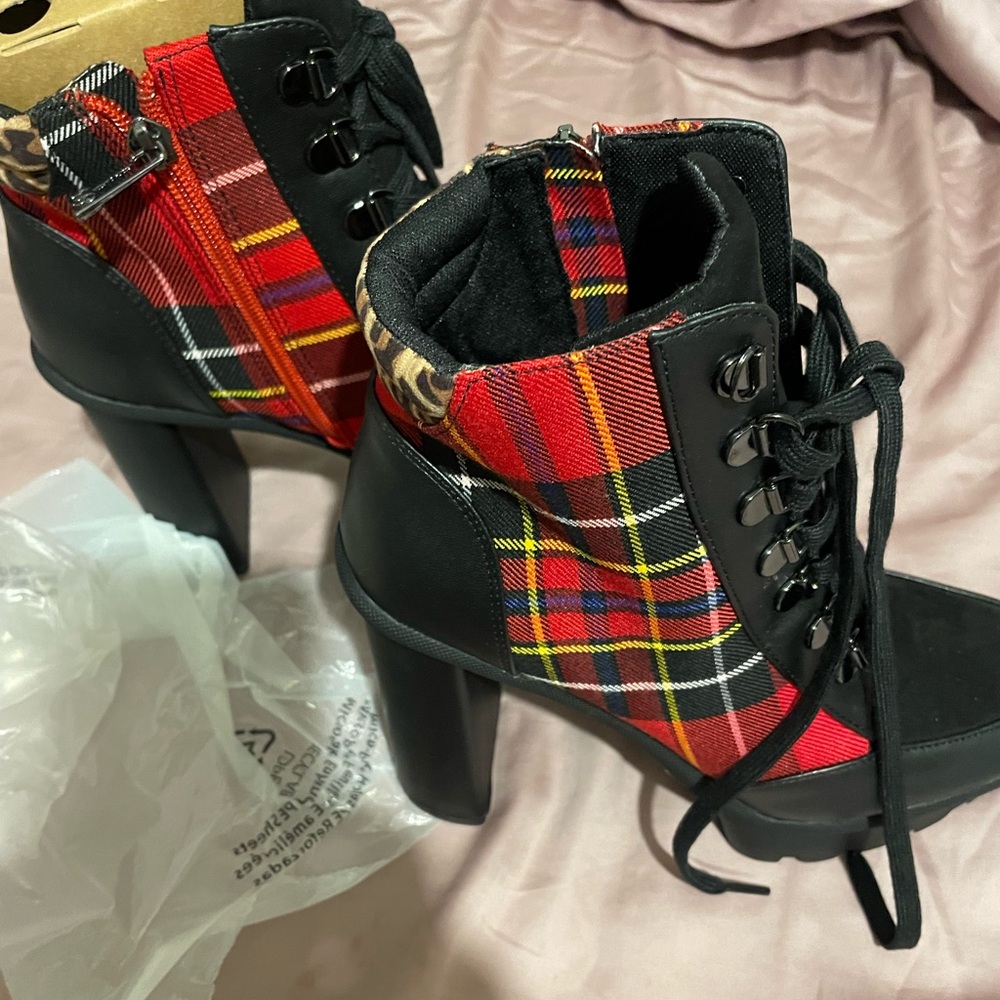 Stacked, heel bootie